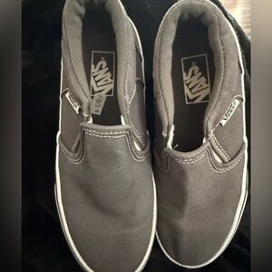 Vans Charcoal Slip-On Shoes